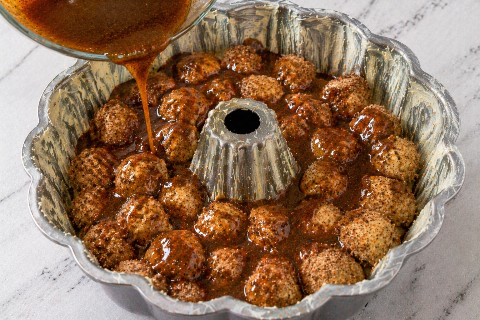 Cómo preparar pan de mono con especias de calabaza7