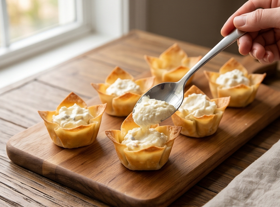 Cómo preparar wontons de camarones paso a paso4
