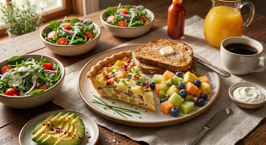 Con qué acompañar esta quiche