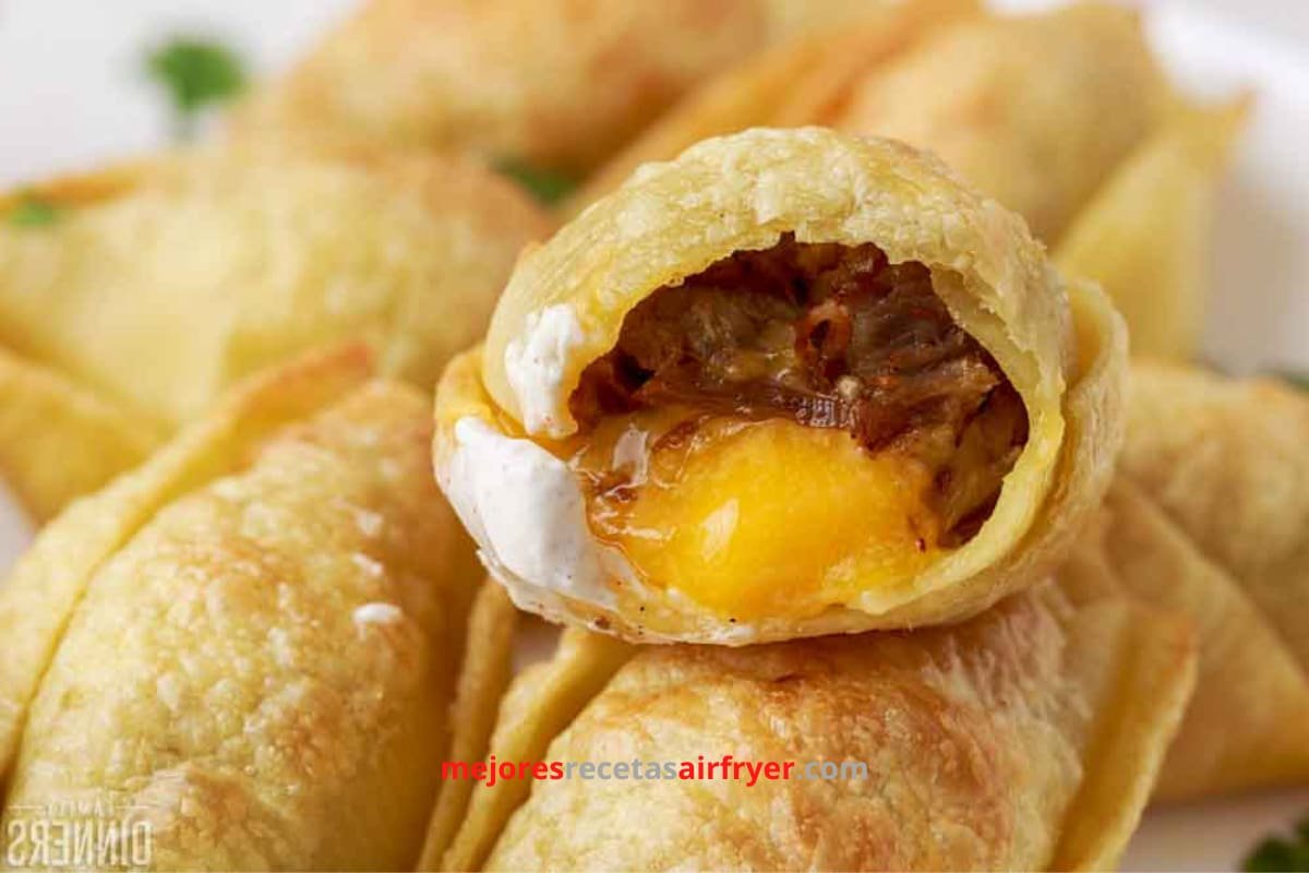Conchas de Pasta Rellenas de Carne en la Freidora de Aire 3 Conchas de Pasta Rellenas de Carne en la Freidora de Aire