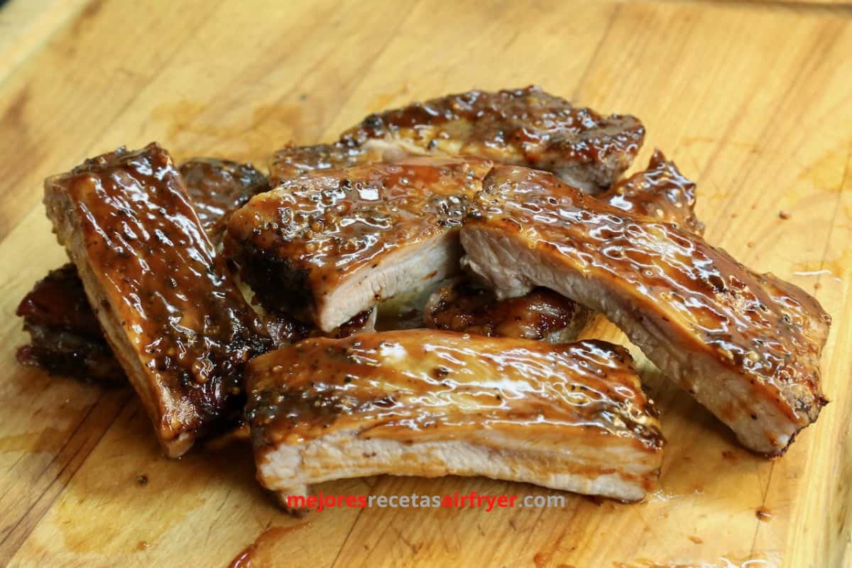 Costillas de Cerdo a la Mexicana en la Freidora de Aire