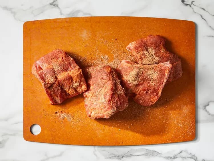 Costillas de cerdo a la barbacoa en airfryer 4 Costillas de cerdo a la barbacoa3