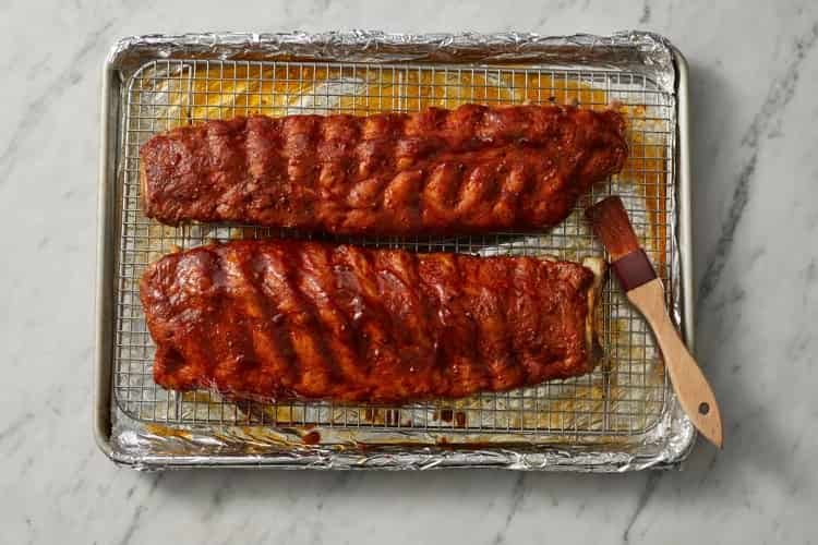 Receta Costillas de cerdo al horno 8 Costillas de cerdo preparadas al horno8