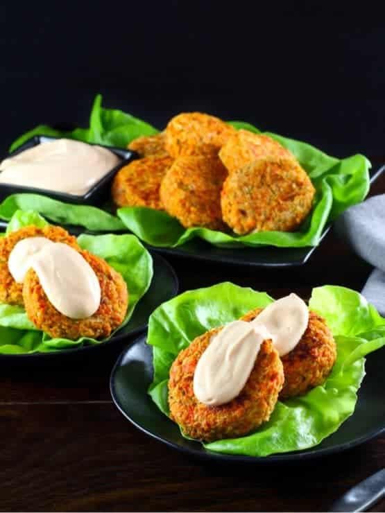Croquetas de salmón con mayonesa Sriracha en freidora de aire 6 Croquetas de salmón con mayonesa Sriracha5