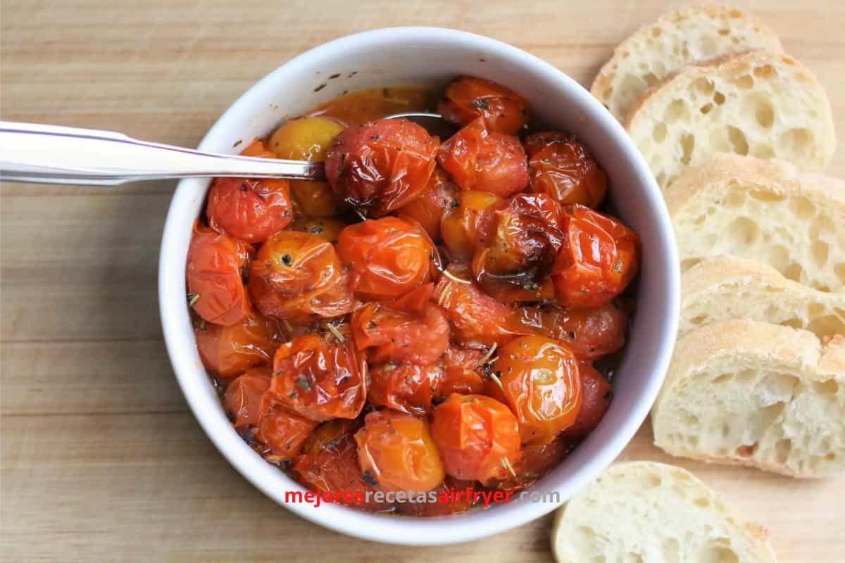 Deliciosos Tomates Cherry Asados en la Freidora de Aire
