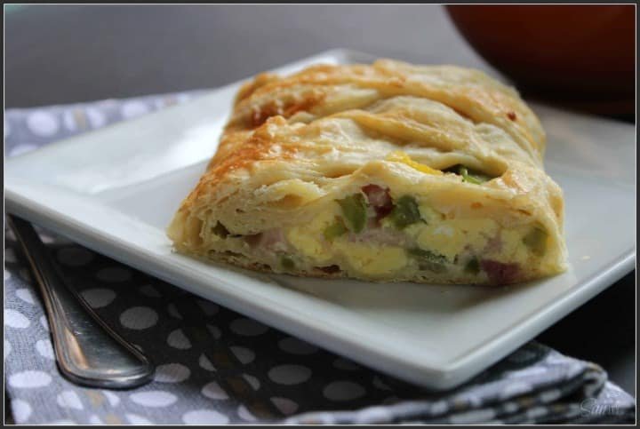 Cómo preparar el strudel de huevo y jamón paso a paso