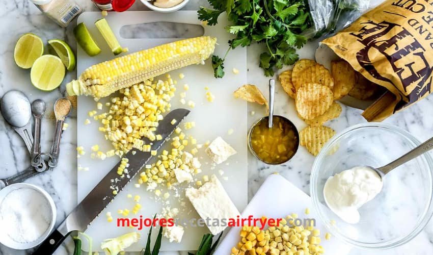 Dip de Maíz Callejero Mexicano 2 Dip de Maíz Callejero Mexicano ingredientes