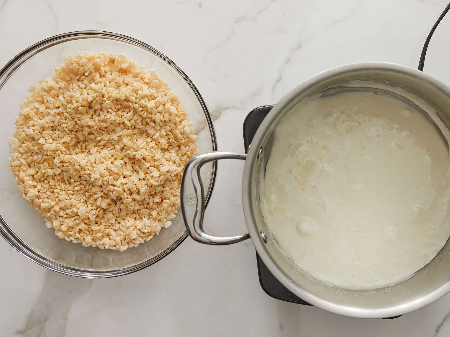 Elaboración de las paletas rice krispies3