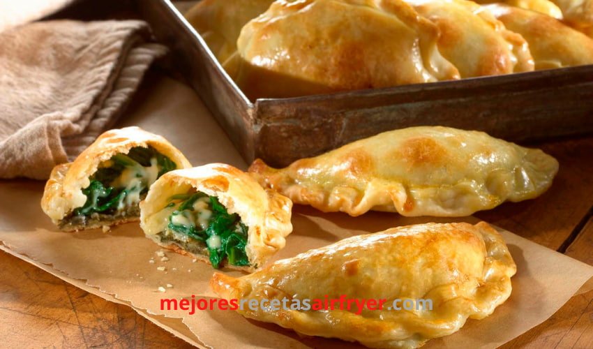 Empanadas de Espinacas y Queso Feta en la Air Fryer