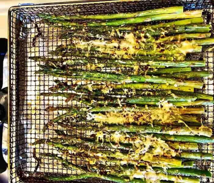 Espárragos en airfryer 4 Espárragos en freidora-3