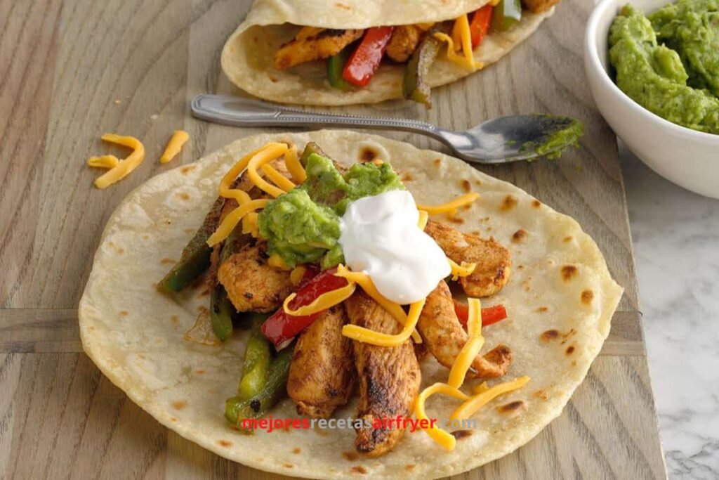 Muslos de Pollo con Papas Criollas en la Freidora de Aire 6 Fajitas de Pollo en la Freidora de Aire