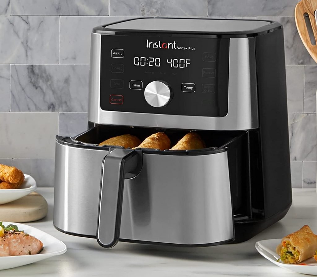 Mejores Freidoras de Aire 2022 8 Fridora sin aceite de 6 libras Instant Pot Vortex Plus 6 en 1