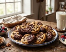 Galletas Brookies caseras fáciles y deliciosas