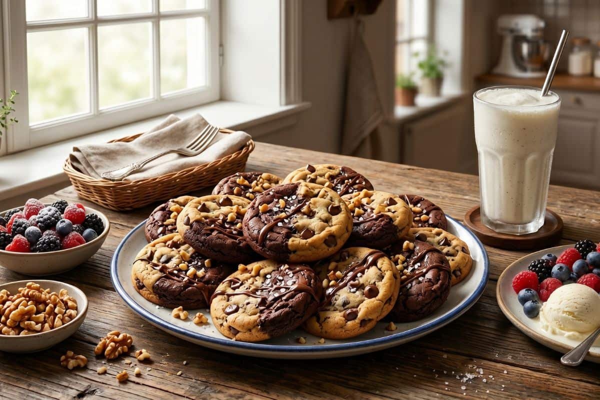 Galletas Brookies caseras fáciles y deliciosas