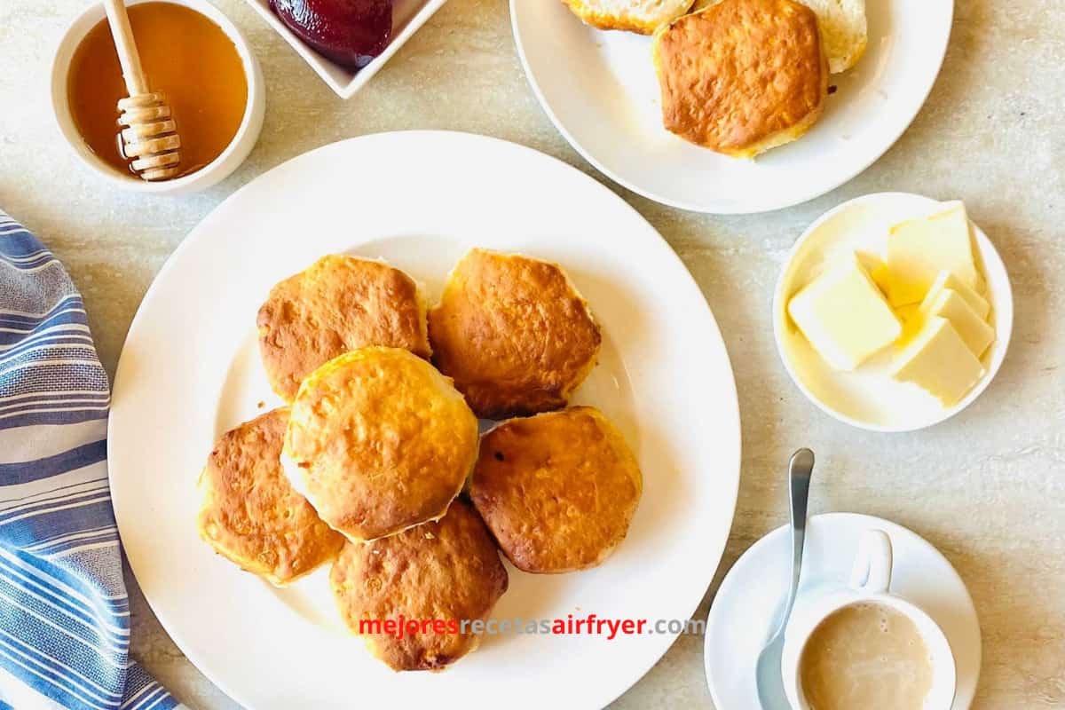 Galletas de Suero de Leche en la Freidora de Aire