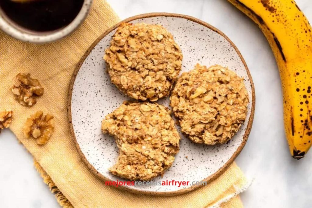 Galletas de avena y plátano en la Freidora de Aire