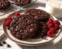 Galletas de chocolate sin harina al horno