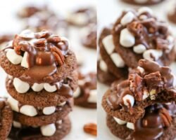 Galletas de chocolate y malvavisco