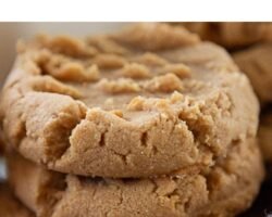 Galletas de mantequilla de maní suaves y masticables