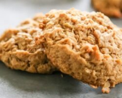 Galletas de plátano y mantequilla de cacahuete