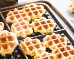 Galletas de waffle la receta más fácil y deliciosa