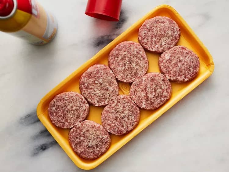 Hamburguesas de salchichas en airfryer 2 Hamburguesas de salchichas1