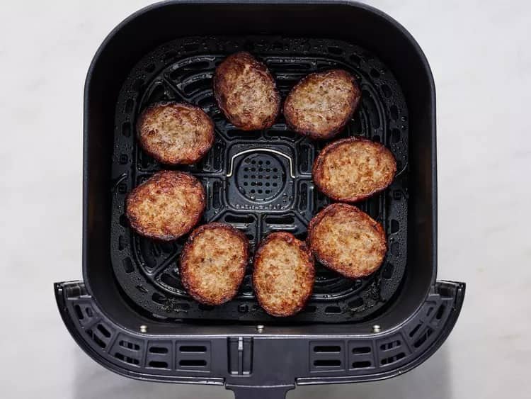 Hamburguesas de salchichas en airfryer 5 Hamburguesas de salchichas4