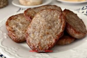 Hamburguesas de salchichas en airfryer 7 Hamburguesas de salchichas en airfryer