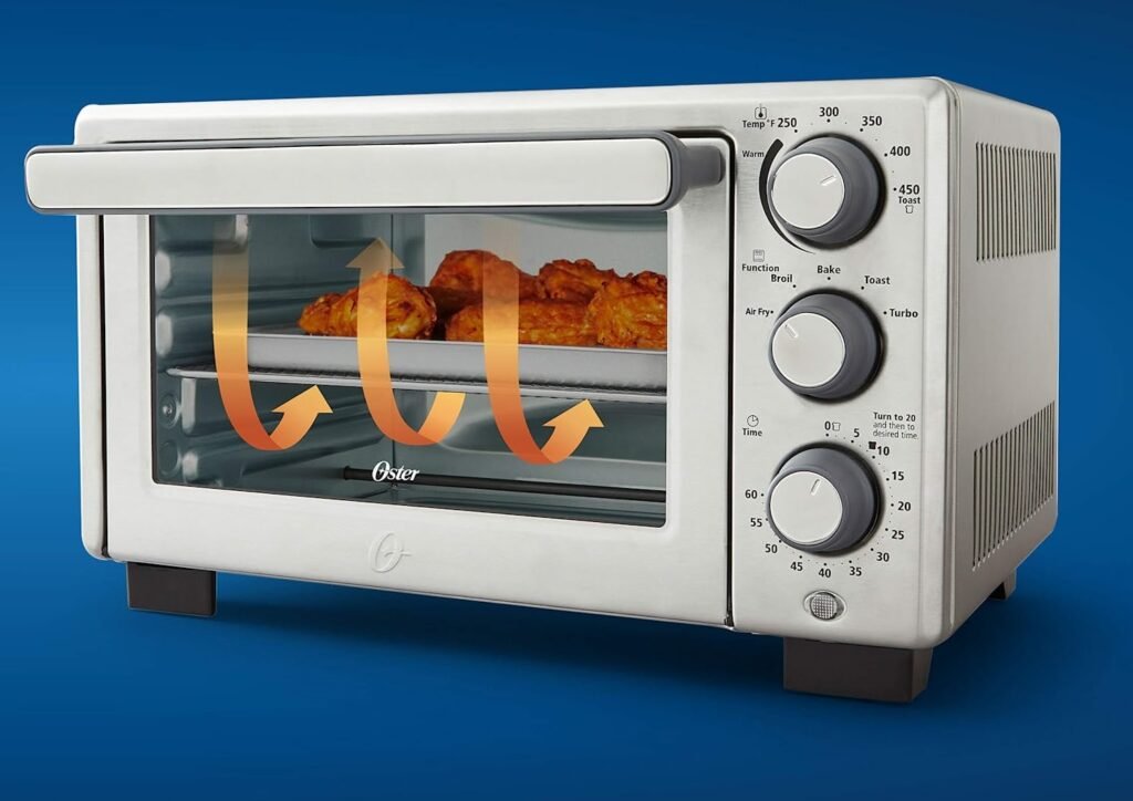 Horno compacto Oster de acero inoxidable 12 Libras