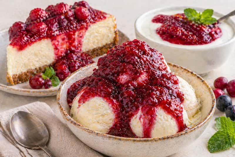 Información nutricional compota de arandanos