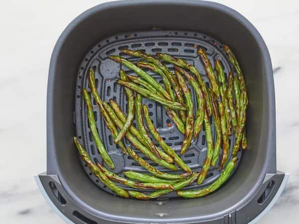 Judías verdes picantes en airfryer 4 Judías verdes picantes 4