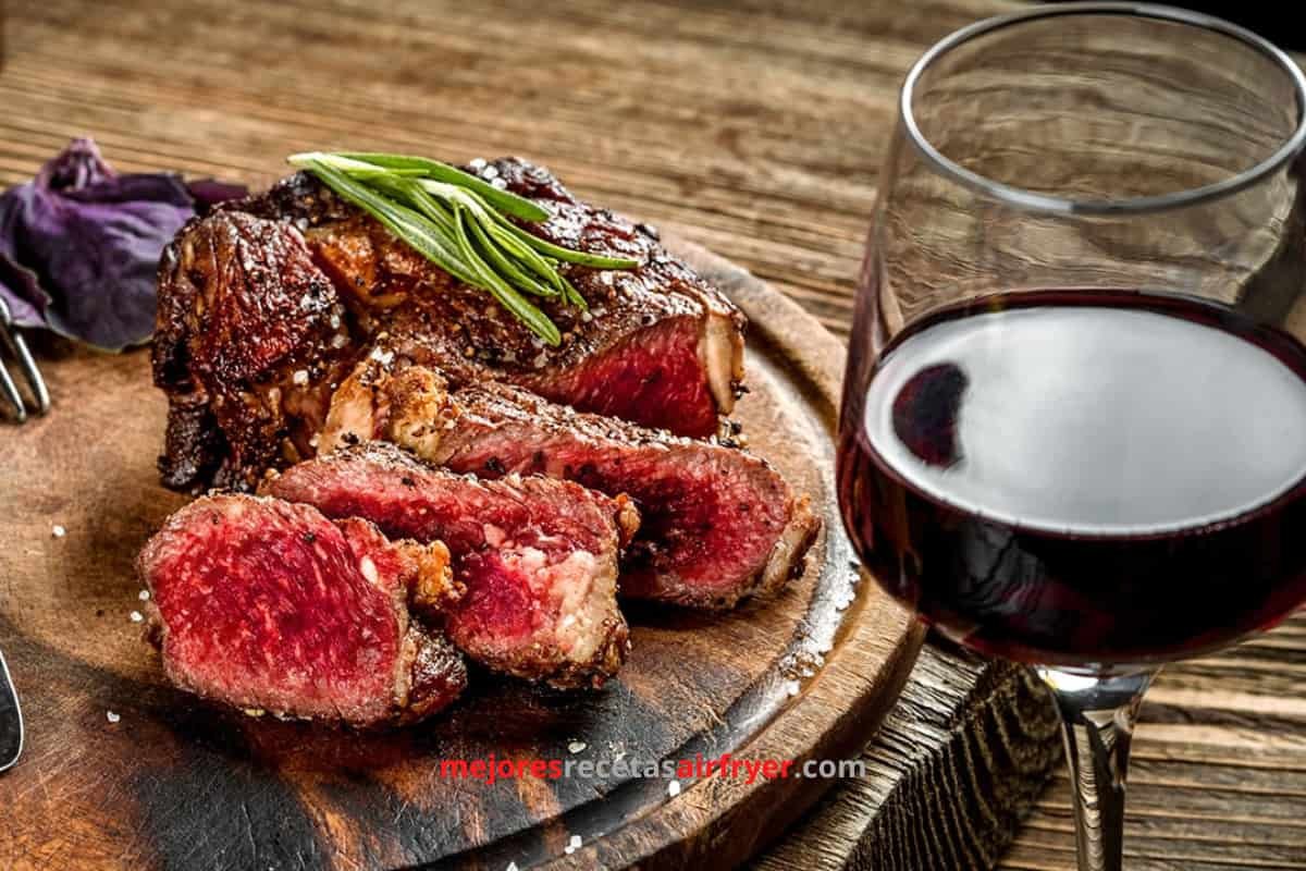 Lomo de Res en Salsa de Vino Tinto en la Air Fryer
