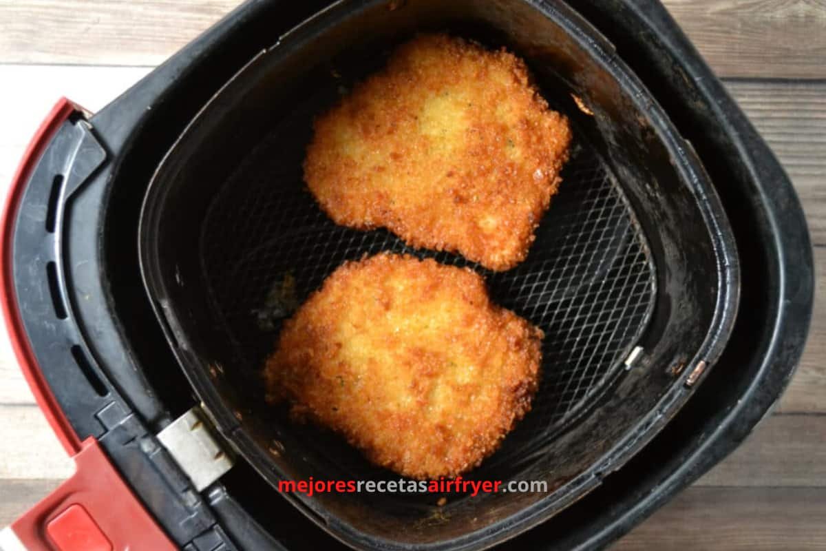Milanesa de Cerdo en la Freidora de Aire 2 Milanesa de Cerdo en la Freidora de Aire-1