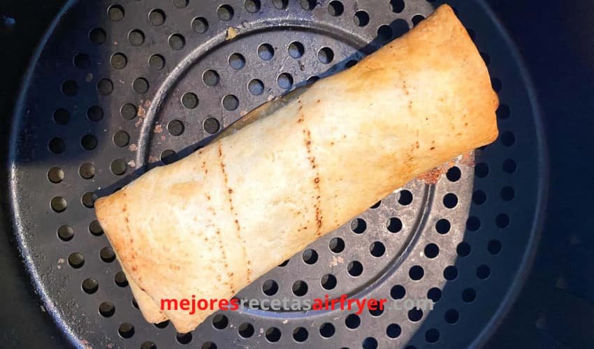 Mini Chimichangas en la Freidora de Aire 2 Mini Chimichangas en la Freidora de Aire