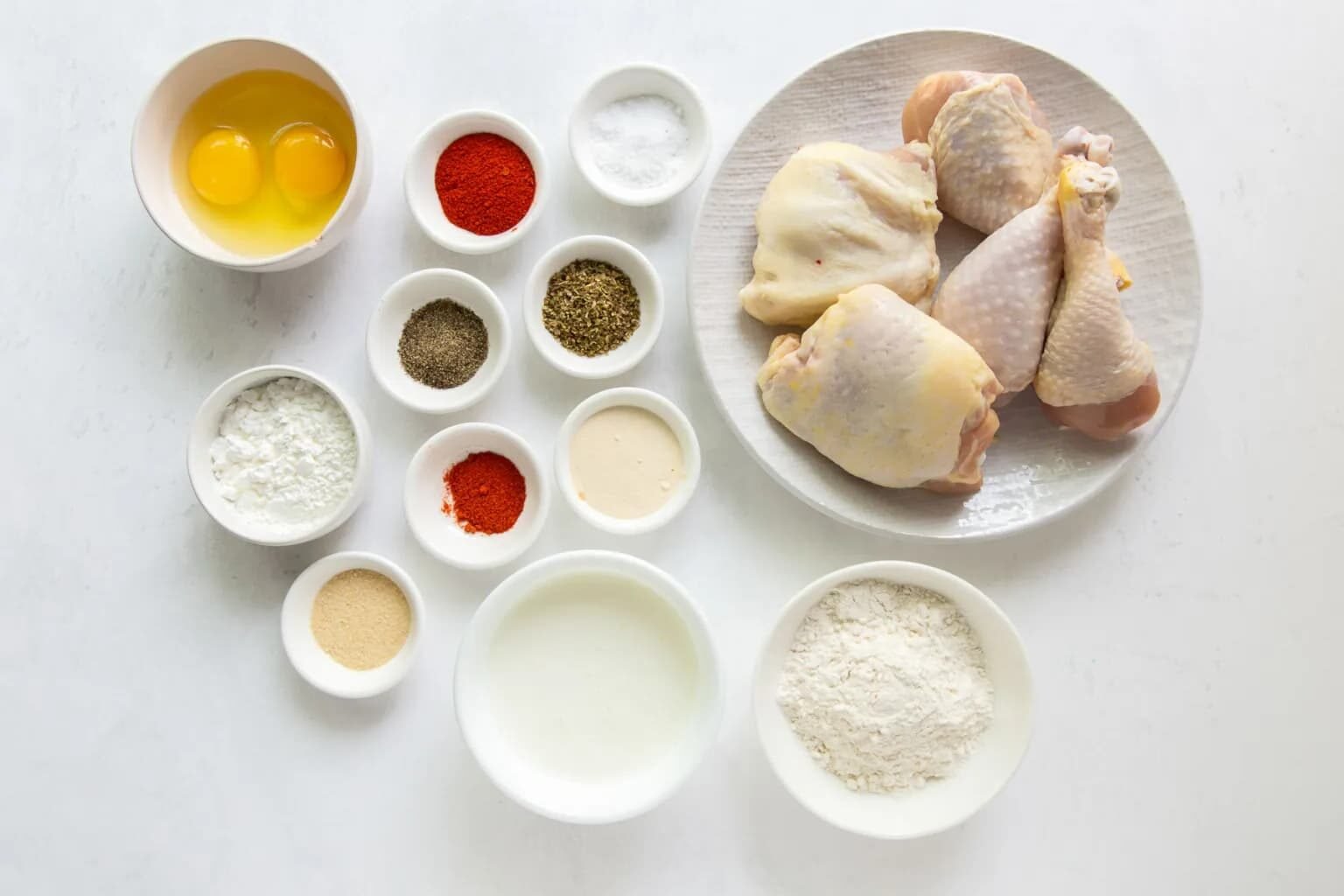 Muslos de pollo con costra de maíz en freidora de aire 2 Muslos de pollo con costra de maíz 1