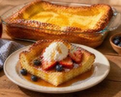 Pancakes alemanes al horno esponjosos y fáciles