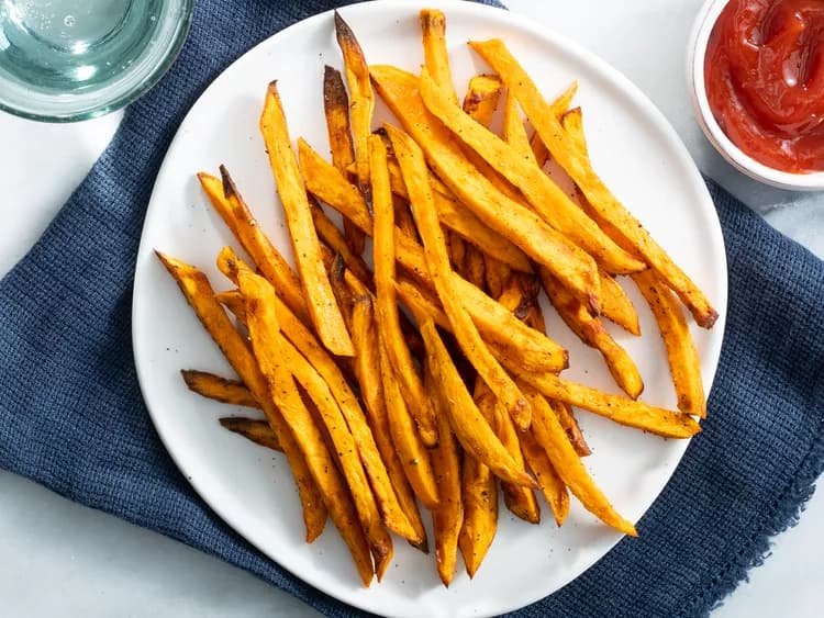 Papas Fritas de Batata en Freidora de Aire: Receta Fácil y Deliciosa 4 Papas Fritas de Batata 3