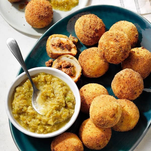 Papas Rellenas con Airfryer 2 Papas Rellenas con Airfryer