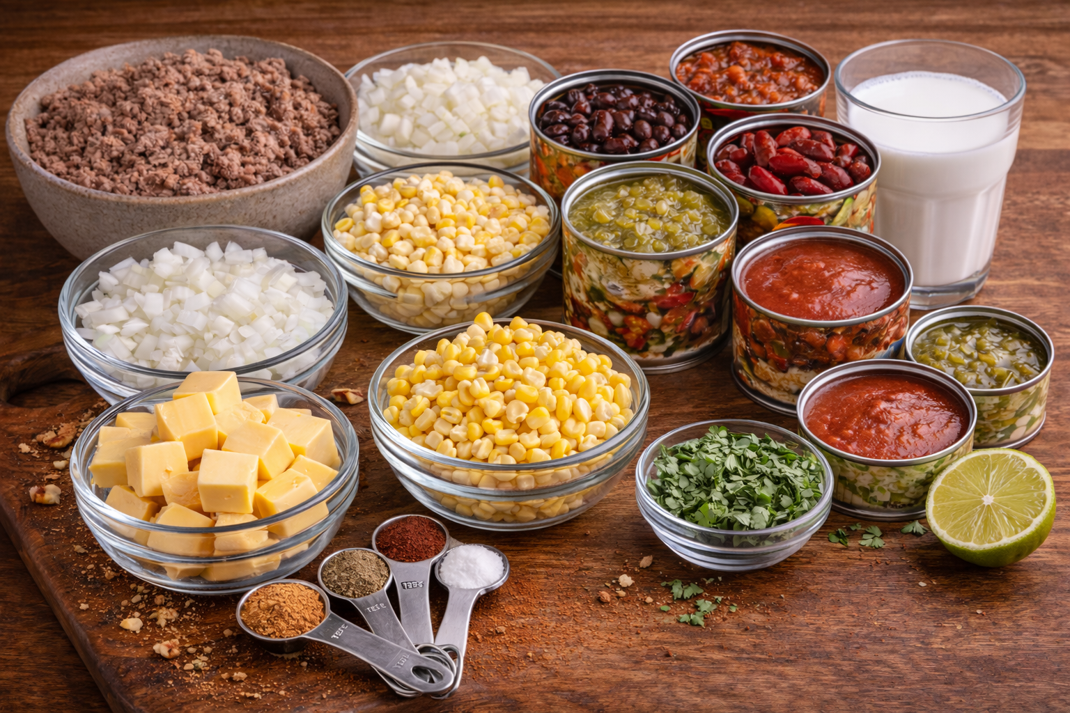 Paso a paso Dip de queso y chile1