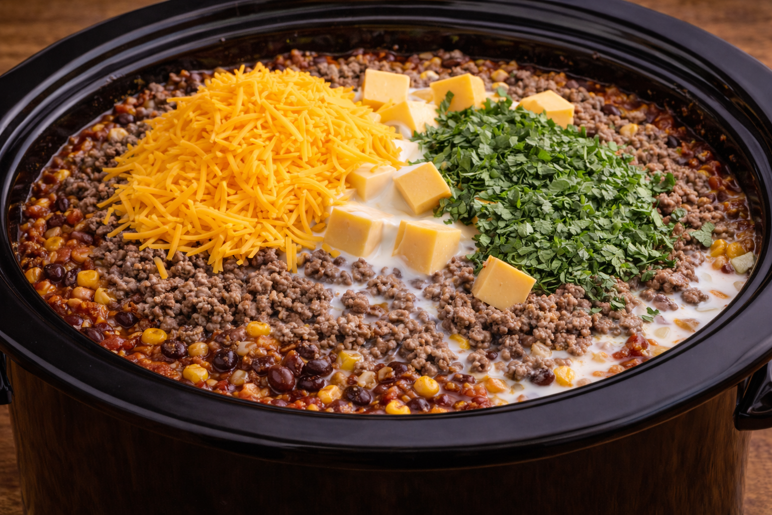 Paso a paso Dip de queso y chile5