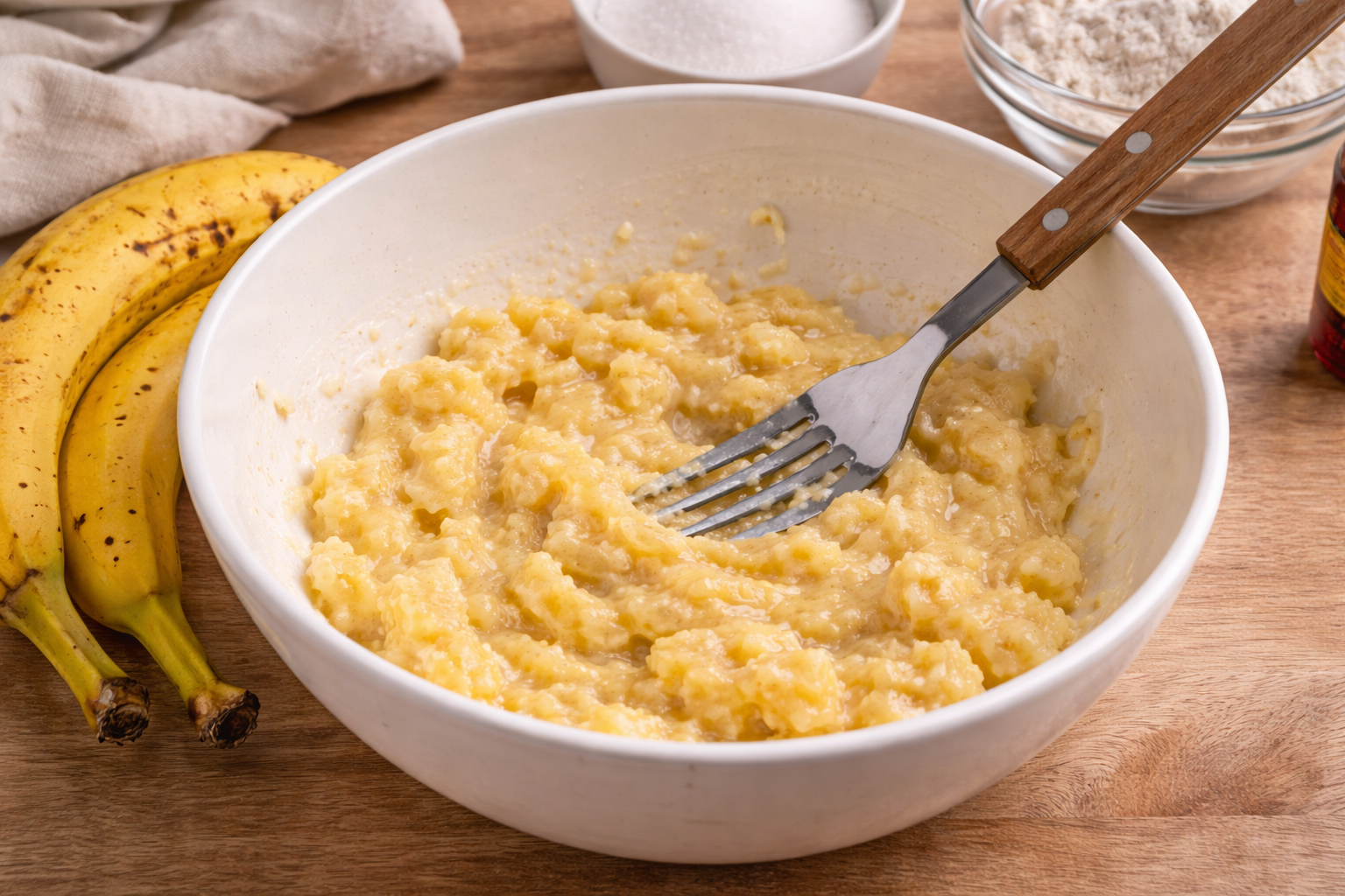 Paso a paso Galletas de plátano1