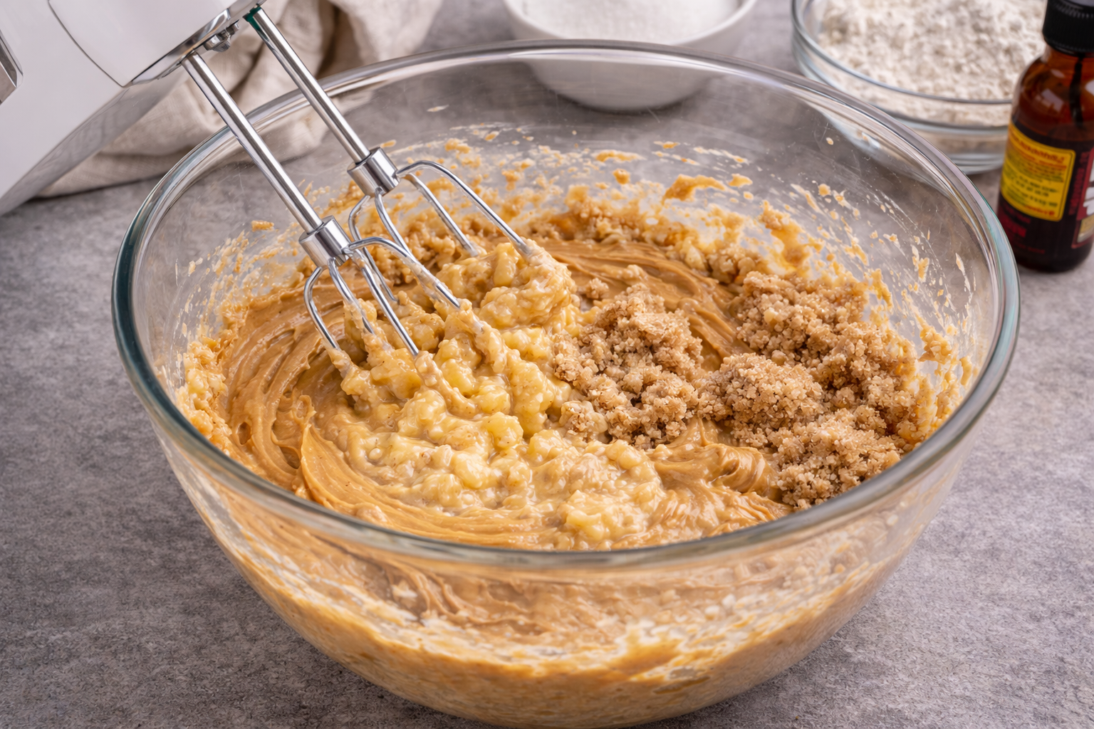 Paso a paso Galletas de plátano2