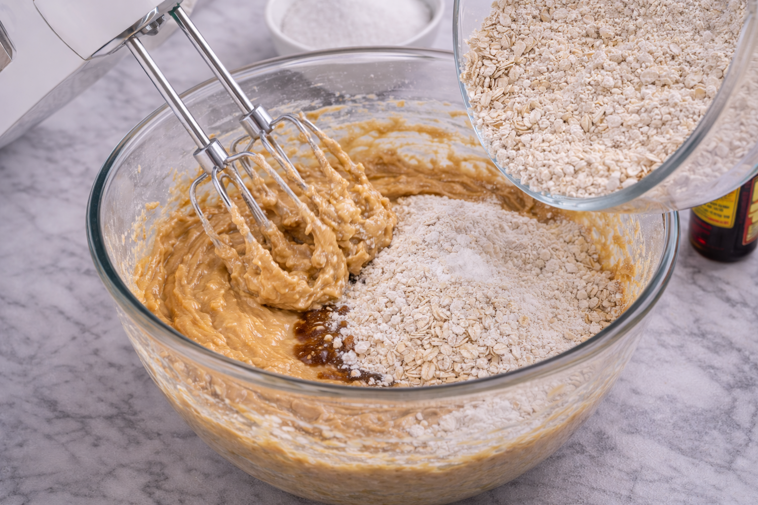 Paso a paso Galletas de plátano4