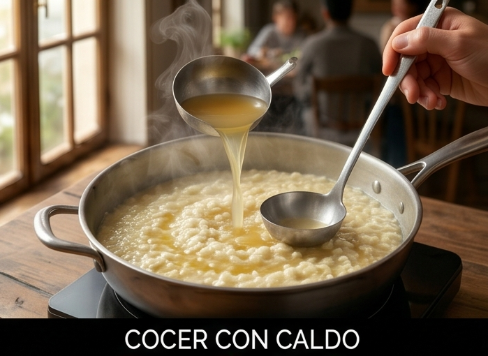 Paso a paso para lograr un risotto perfecto6