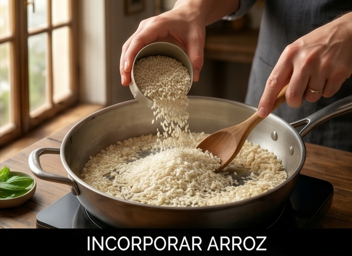 Paso a paso para lograr un risotto perfecto7