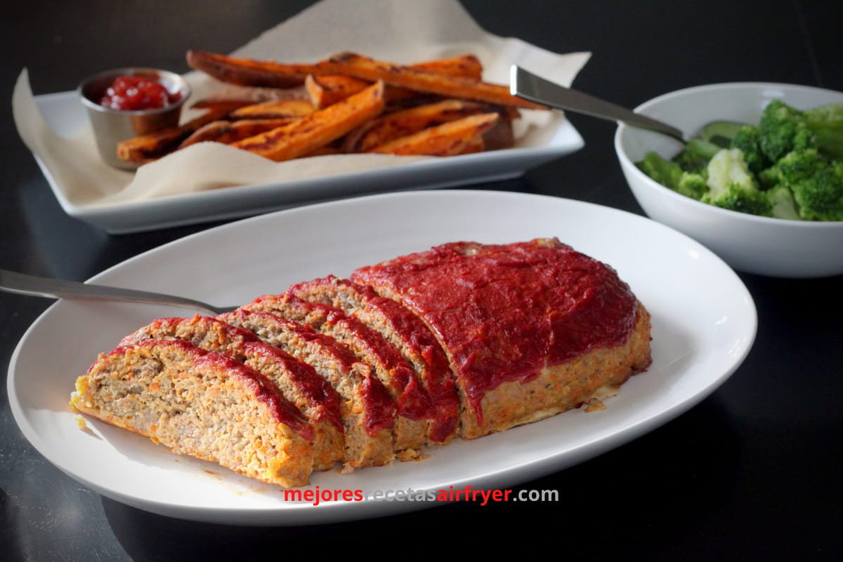 Pastel de Carne de Pavo y Camote en la Freidora de Aire