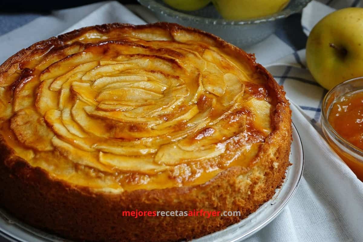 Pastel de Manzana en la Freidora de Aire