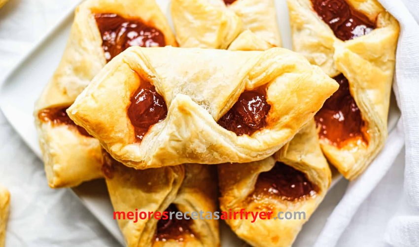 Pasteles de Hojaldre rellenos de Mermelada en la Air Fryer 2 Pasteles de Hojaldre rellenos de Mermelada en la Air Fryer