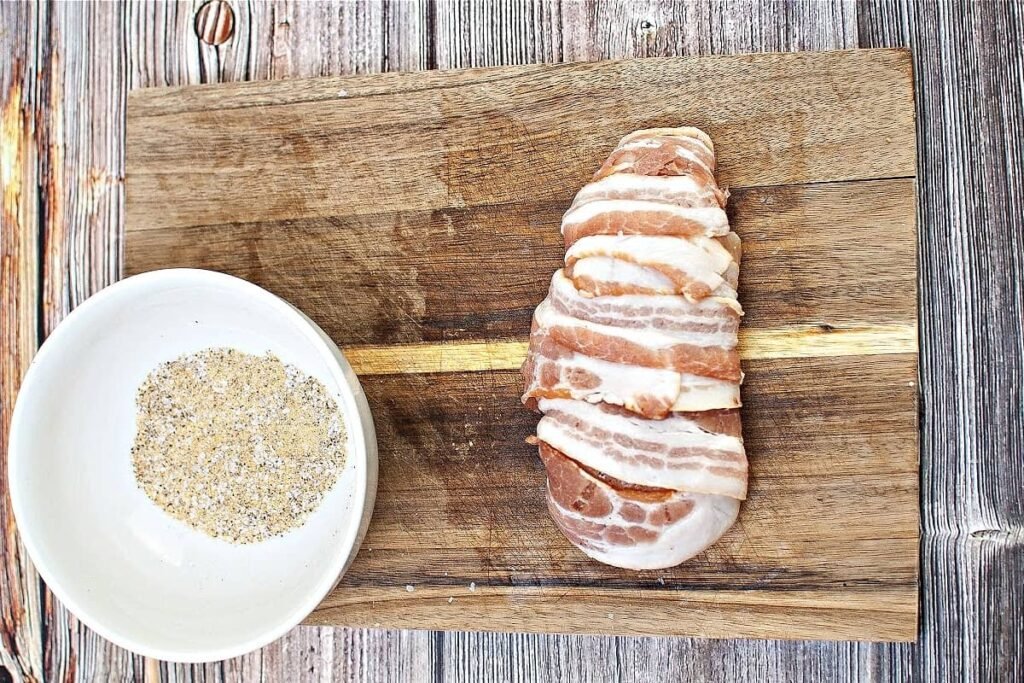 Pechugas de pollo rellenas envueltas en tocino en airfryer 5 Pechugas de pollo rellenas envueltas en tocino12