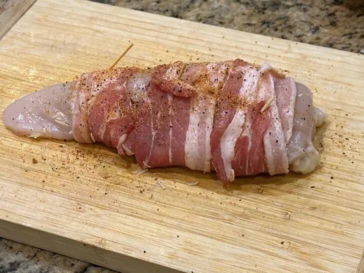 Pechugas de pollo rellenas envueltas en tocino en airfryer 4 Pechugas de pollo rellenas envueltas en tocino17